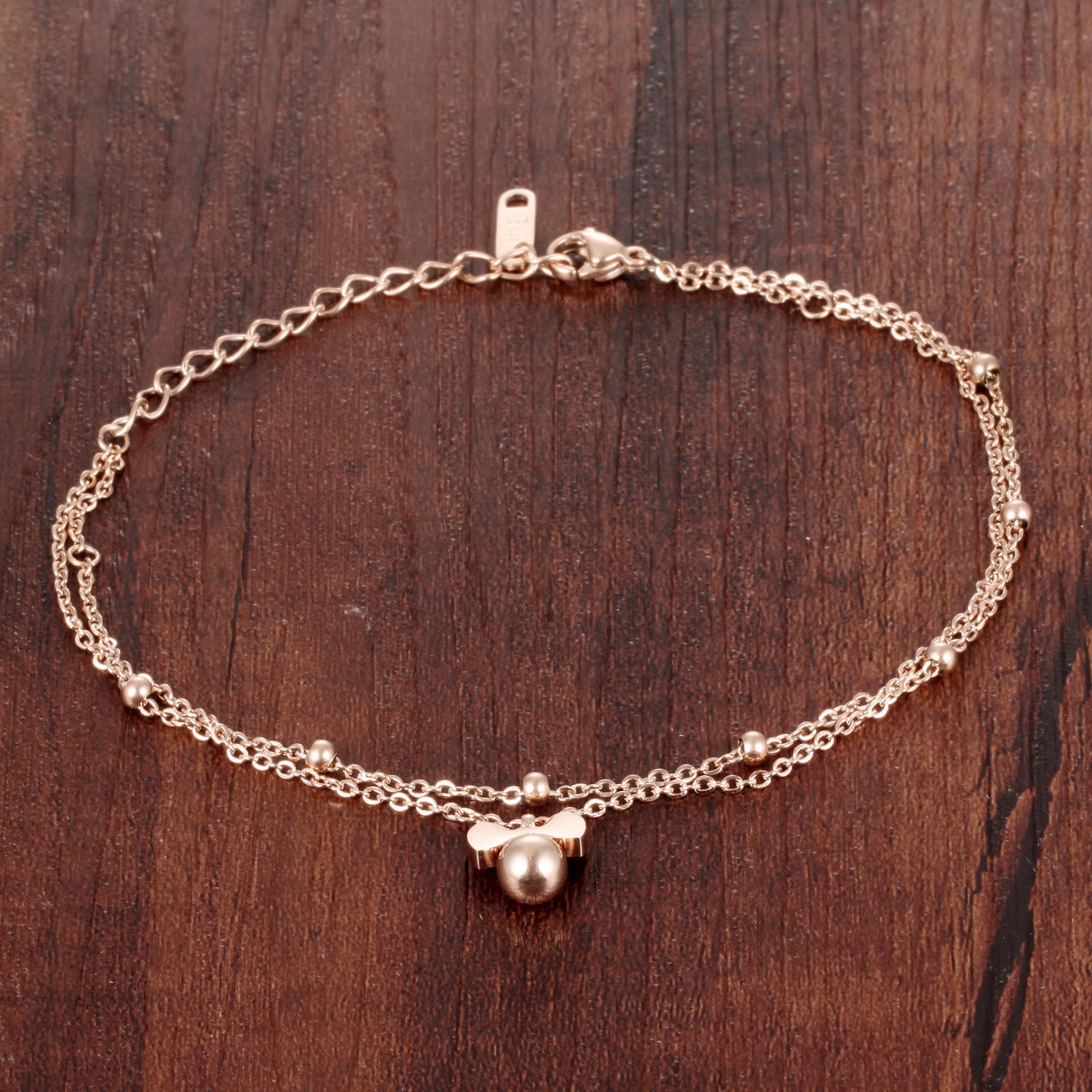 Lokaer New Delicate Bowknot Anklets